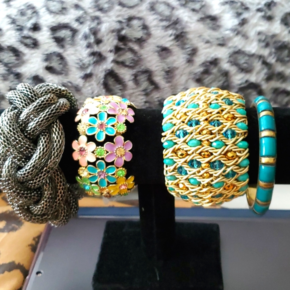 4Statement Cuffs Bracelets Boho Chic Stunning